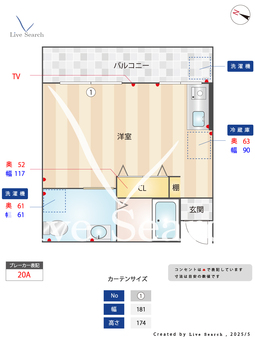 リカーナ粟生新家 201 【大阪府千里中央】 の間取り図
