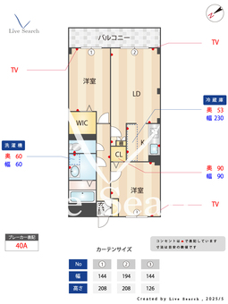 ボナール西山台 303 【大阪府金剛駅】 の間取り図