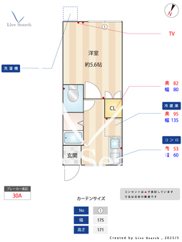 月見山ハイツ 105 【兵庫県山陽電鉄本線「月見山」駅】 の間取り図