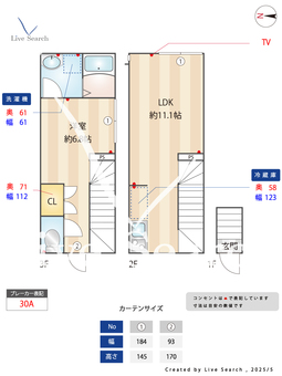 ネストときわ台 204 【東京都ときわ台駅】 の間取り図