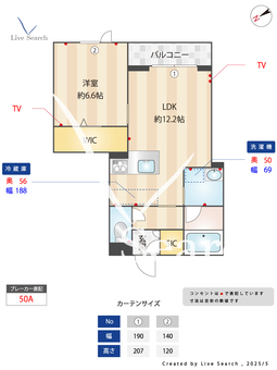 ベル　ピエス 203 【埼玉県　上福岡駅】 の間取り図