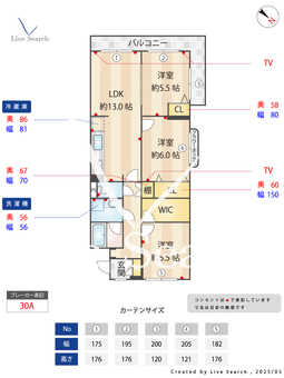 城郷コート 306 【神奈川県小机駅】 の間取り図