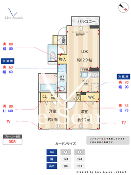 サンルーチェ 101 【埼玉県東武鉄道野田線　七里駅　徒歩23分】 の間取り図