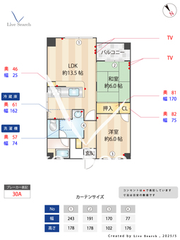 長沼ビル 302 【福岡県大橋駅】 の間取り図