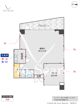 リュミエール博多 101 【福岡県博多駅】 の間取り図