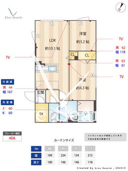 ウェルスクエア方南町Ⅱ 401 【方南町】 の間取り図
