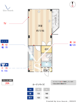S-ビレッジ島根 303 【西新井駅】 の間取り図