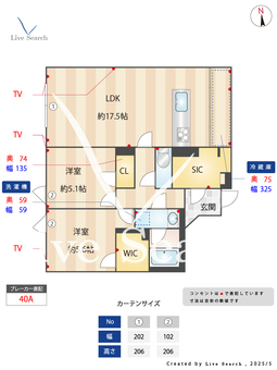 エフローレプルミエ武蔵小山 203 【武蔵小山駅】 の間取り図