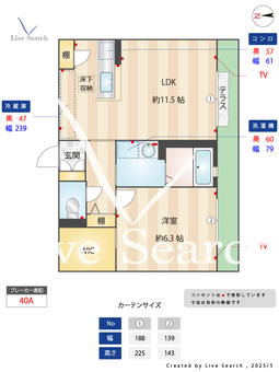 ウエストガーデン 102 【熊本県原水駅】 の間取り図