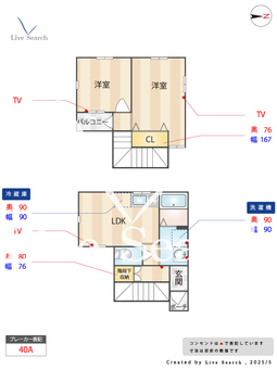 紅葉ヶ丘新築戸建貸家  【埼玉県大和田駅】 の間取り図