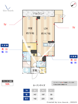 ディーコート 201 【東京都三鷹台駅】 の間取り図