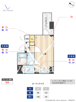 FUTIVAL上石神井駅前通り 501 【東京都上石神井駅】 の間取り図