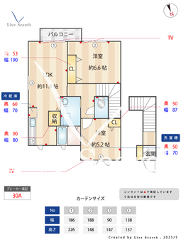 ドミールエージェントB 201 【茨城県勝田】 の間取り図
