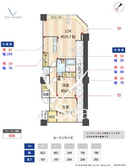 KDXレジデンスレジデンス大濠HVT 401 【福岡県大濠公園駅】 の間取り図