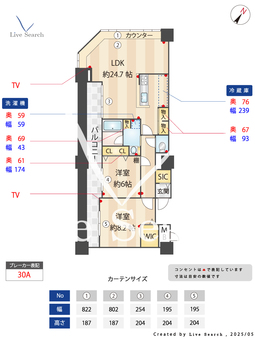 KDXレジデンスレジデンス大濠HVT 402 【福岡県大濠公園駅】 の間取り図