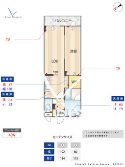 センカ 402 【埼玉県東川口駅】 の間取り図