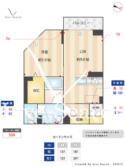 グランモンターニュ 302 【埼玉県川越駅】 の間取り図