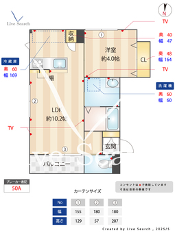 mon cheri 201 【神奈川県反町駅】 の間取り図