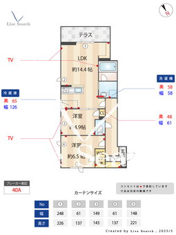セントリビエ板橋 101 【東京都板橋区役所前】 の間取り図