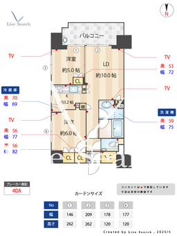 シティハウス板橋大山 906 【東京都大山駅】 の間取り図