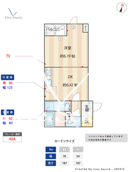 アンベリール北小岩 201 【東京都小岩駅】 の間取り図