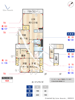 真南風 201 【東京都西新井大師西】 の間取り図