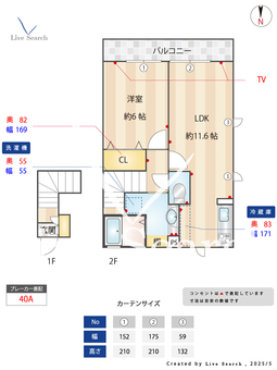 Polka dot  201 【東京都高井戸駅】 の間取り図