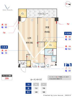 花園ビル 306 【早良区次郎丸駅】 の間取り図