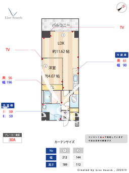 GRAN DUKE大曽根fresa 1001 【愛知県大曽根駅】 の間取り図