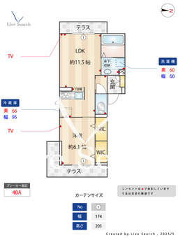 プレジール・ドゥ・ラ・ヴィ 203 【埼玉県京浜東北・根岸線　さいたま新都心駅　徒歩23分】 の間取り図