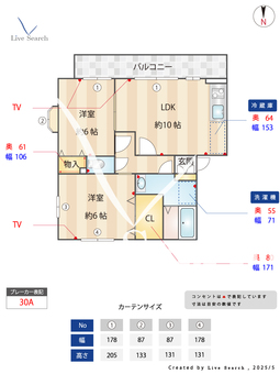 グランドール 201 【東京都高幡不動駅】 の間取り図