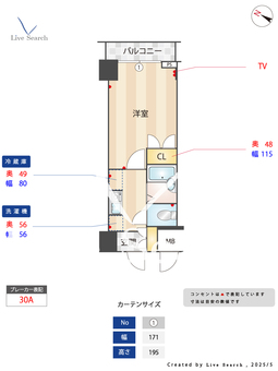オリオ渋谷西原 206 【幡ヶ谷駅】 の間取り図
