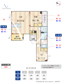 サンヒルズ 301 【国分寺駅】 の間取り図