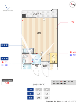 シャルマン中野坂上 305 【東京都中野坂上】 の間取り図