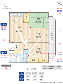 パークスⅡ 302 【埼玉県北与野駅】 の間取り図