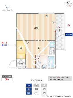 サヅカハイツ 103 【埼玉県高坂駅】 の間取り図