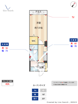 ルーチェ千種 105 【愛知県千種駅】 の間取り図