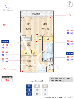 セリージャ 101 【埼玉県東所沢】 の間取り図