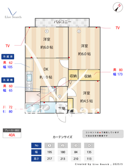 サンビレッジ 203 【茨城県取手駅】 の間取り図