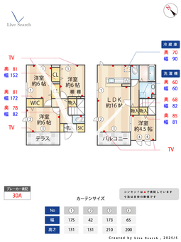 サフィール 101 【神奈川県横浜市ブルーライン　センター南駅　徒歩13分】 の間取り図