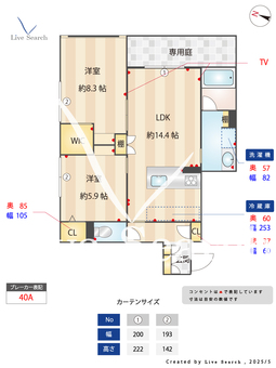 U　Shamaison 201 【熊本県九州産業交通バス 神園 徒歩9分】 の間取り図
