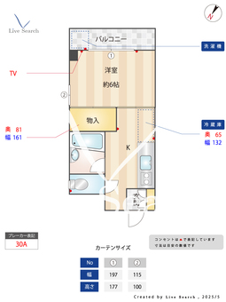 SY高宮 306 【福岡県西鉄平尾駅】 の間取り図