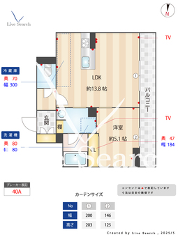 シャーメゾンシンシア 202 【熊本県南熊本駅】 の間取り図