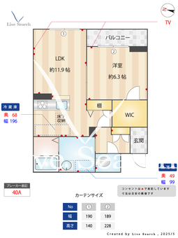 ShaMaison　T.S 102 【滋賀県長浜駅】 の間取り図