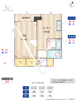 MCビル 301 【福岡県西鉄大牟田線 薬院駅】 の間取り図