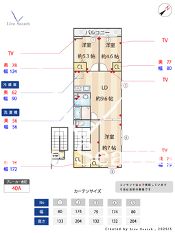 セレスティア松が丘 201 【東京都新井薬師前駅】 の間取り図
