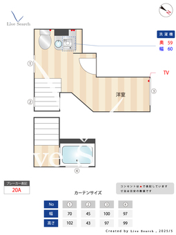MM1221EAST E401 【東京都麻布十番駅】 の間取り図