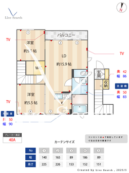 レリシェスⅡ 201 【茨城県守谷駅】 の間取り図