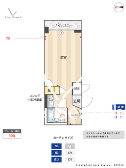 ライオンズマンション本牧第2 206 【神奈川県山手駅】 の間取り図