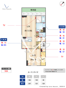 プルメリア 102 【埼玉県朝霞駅】 の間取り図